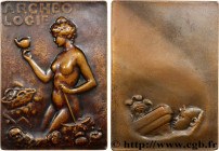 III REPUBLIC
Type : Plaquette, Archéologie 
Date : n.d. 
Metal : bronze 
Diameter : 70,5  mm
Weight : 122,5  g.
Edge : lisse + corne BRONZE 
Puncheon ...