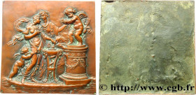 ART, PAINTING AND SCULPTURE
Type : Plaque décorative 
Date : n.d. 
Metal : copper 
Diameter : 115  mm
Weight : 385,32  g.
Edge : lisse 
Puncheon : san...