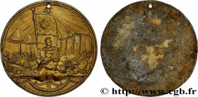 III REPUBLIC
Type : Médaille uniface, Souvenir, à la gloire immortelle de la Nation Française 
Date : (1880) 
Metal : gilt lead 
Diameter : 80,5  mm
W...