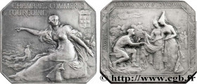 CHAMBERS OF COMMERCE / CHAMBRES DE COMMERCE
Type : Plaquette, Chambre de commerce de Tourcoing 
Date : n.d. 
Metal : silver 
Millesimal fineness : 850...