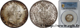 AUSTRIA
Type : 1/4 Florin François-Joseph 
Date : 1858 
Mint name / Town : Vienne 
Quantity minted : 31197000 
Metal : silver 
Millesimal fineness : 5...