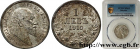 BULGARIA
Type : 1 Lev Ferdinand Ier 
Date : 1910 
Quantity minted : 3000000 
Metal : silver 
Millesimal fineness : 835  ‰
Diameter : 23  mm
Orientatio...