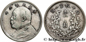 CHINA
Type : 1 Chiao président Yuan Shikai an 3 
Date : 1914 
Quantity minted : - 
Metal : silver 
Millesimal fineness : 700  ‰
Diameter : 19  mm
Weig...