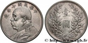 CHINA
Type : 1 Yuan Président Yuan Shikai an 10 
Date : 1921 
Quantity minted : - 
Metal : silver 
Millesimal fineness : 890  ‰
Diameter : 39  mm
Orie...