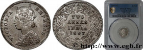 BRITISH INDIA
Type : 2 Annas Victoria 
Date : 1897 
Mint name / Town : Calcutta 
Quantity minted : 12103040 
Metal : silver 
Millesimal fineness : 917...