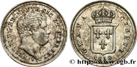 ITALY - KINGDOM OF THE TWO SICILIES
Type : 5 Grana Ferdinand II 
Date : 1838 
Mint name / Town : Naples 
Quantity minted : - 
Metal : silver 
Diameter...