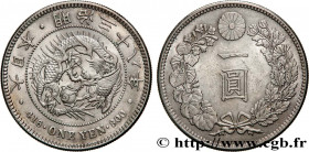 JAPAN
Type : 1 Yen type II dragon an 38 Meiji 
Date : (1905) 
Quantity minted : 5031503 
Metal : silver 
Millesimal fineness : 900  ‰
Diameter : 38  m...