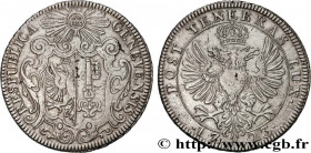 SWITZERLAND - REPUBLIC OF GENEVA
Type : Thaler 
Date : 1723 
Quantity minted : - 
Metal : silver 
Diameter : 40  mm
Orientation dies : 6  h.
Weight : ...