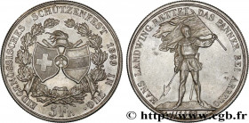 SWITZERLAND
Type : 5 Francs, monnaie de Tir, Zoug 
Date : 1869 
Quantity minted : 6000 
Metal : silver 
Millesimal fineness : 900  ‰
Diameter : 37  mm...