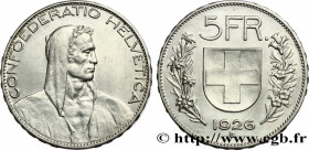 SWITZERLAND
Type : 5 Francs Berger 
Date : 1926 
Mint name / Town : Berne 
Quantity minted : 2000000 
Metal : silver 
Millesimal fineness : 900  ‰
Dia...