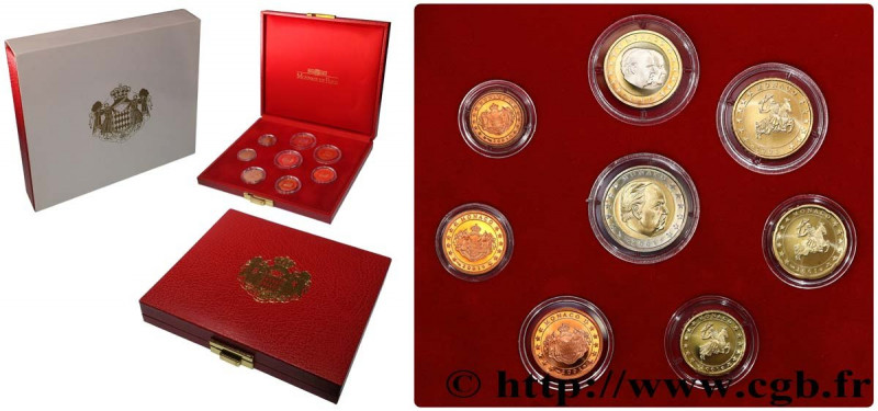 MONACO
Type : COFFRET Euro BELLE ÉPREUVE 
Date : 2001 
Quantity minted : 3.500 
...