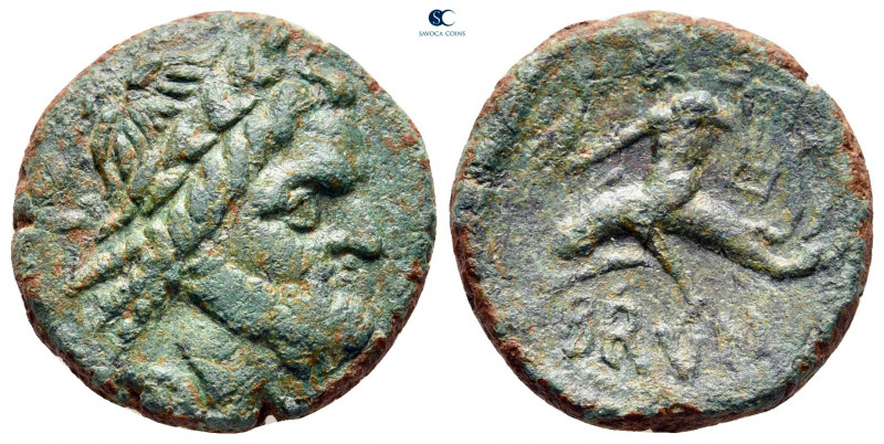 Apulia. Brundisium circa 200 BC. 
Bronze Æ

20 mm, 7,39 g



nearly very ...