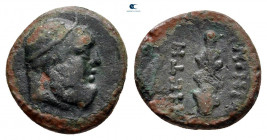 Bruttium. Petelia circa 300-200 BC. Bronze Æ