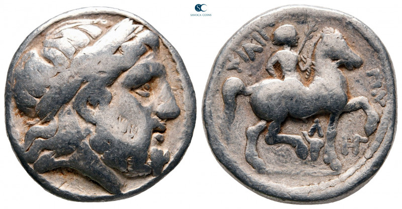 Kings of Macedon. Amphipolis. Philip II of Macedon 359-336 BC. 
Drachm AR

23...