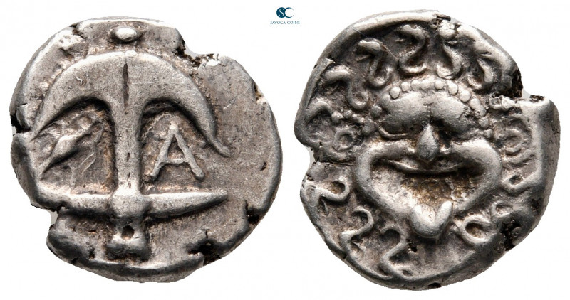 Thrace. Apollonia Pontica circa 480-450 BC. 
Drachm AR

14 mm, 3,33 g



...