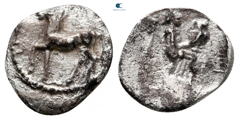 Thessaly. Larissa circa 460-400 BC. 
Obol AR

12 mm, 0,82 g



nearly ver...