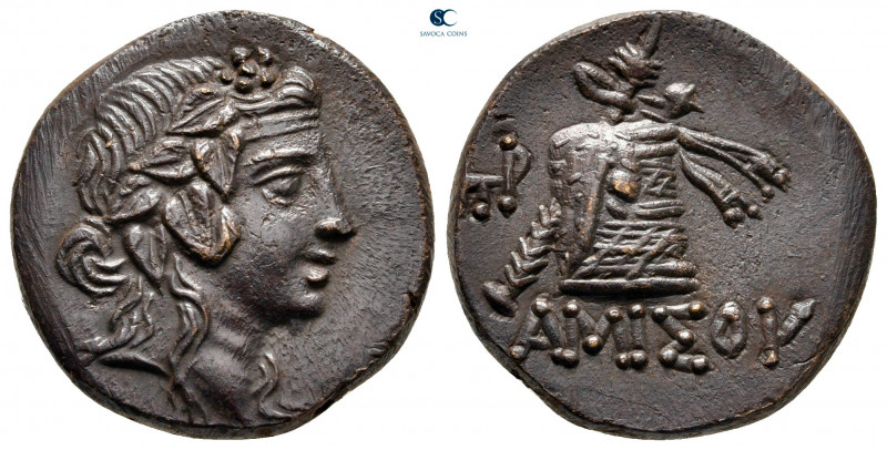 Pontos. Amisos. Time of Mithradates VI Eupator 120-63 BC. 
Bronze Æ

22 mm, 8...