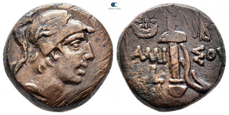Pontos. Amisos. Time of Mithradates VI Eupator 120-63 BC. 
Bronze Æ

18 mm, 7...
