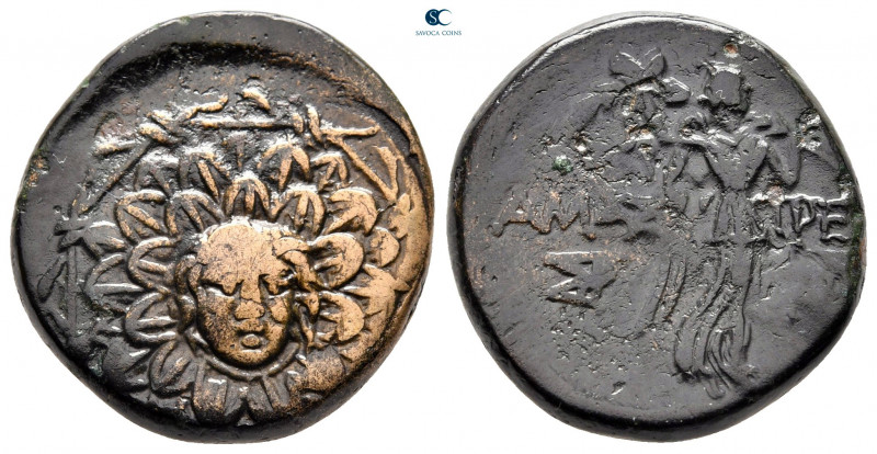 Paphlagonia. Amastris. Time of Mithradates VI Eupator 120-63 BC. 
Bronze Æ

2...