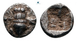 Ionia. Ephesos circa 550-500 BC. Tetartemorion AR
