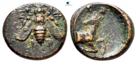 Ionia. Ephesos circa 390-380 BC. Bronze Æ
