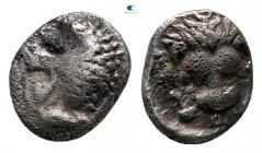 Satraps of Caria. Hekatomnos 392-377 BC. Hemiobol AR