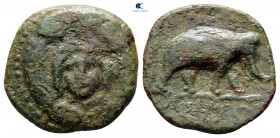 Seleukid Kingdom. Uncertain mint. Antiochos III Megas 223-187 BC. Bronze Æ