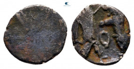 Phoenicia. Sidon. Time of Baalshallim II 401-366 BC. 1/16 Shekel AR