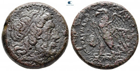 Ptolemaic Kingdom of Egypt. Uncertain Mint in Sicily. Ptolemy II Philadelphοs 285-246 BC. Bronze Æ