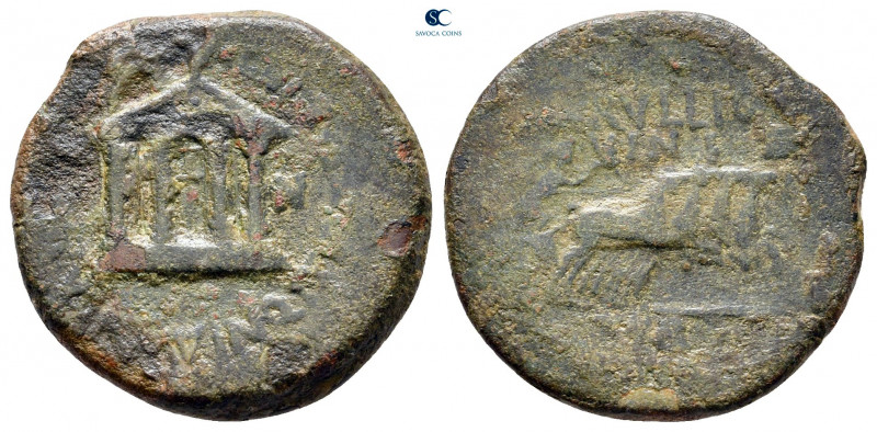 Hispania. Carthago Nova. Augustus 27 BC-AD 14. 
Semis Æ

22 mm, 4,68 g


...
