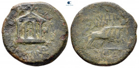 Hispania. Carthago Nova. Augustus 27 BC-AD 14. Semis Æ