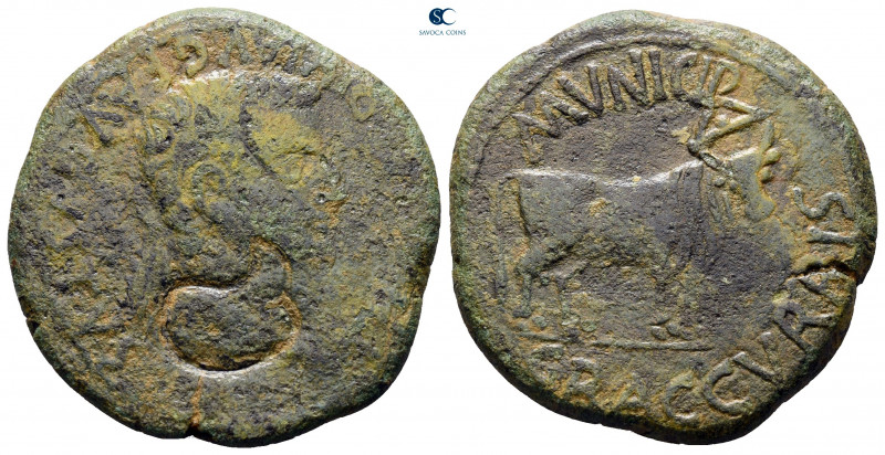 Hispania. Graccuris. Tiberius AD 14-37. 
Bronze Æ

28 mm, 10,87 g



near...