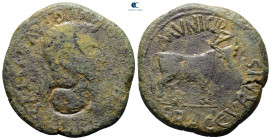 Hispania. Graccuris. Tiberius AD 14-37. Bronze Æ