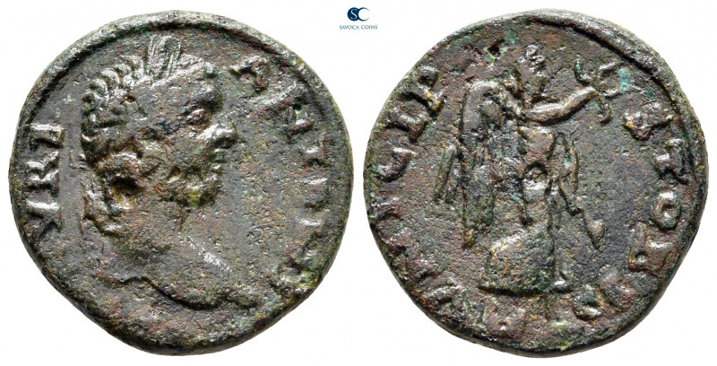 Macedon. Stobi. Caracalla AD 198-217. 
Bronze Æ

22 mm, 5,85 g



very fi...