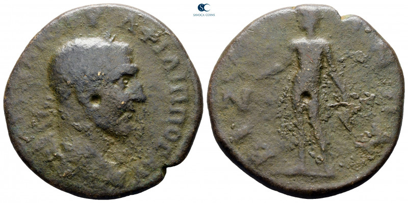 Thrace. Bizya. Philip I Arab AD 244-249. 
Bronze Æ

28 mm, 12,39 g



nea...