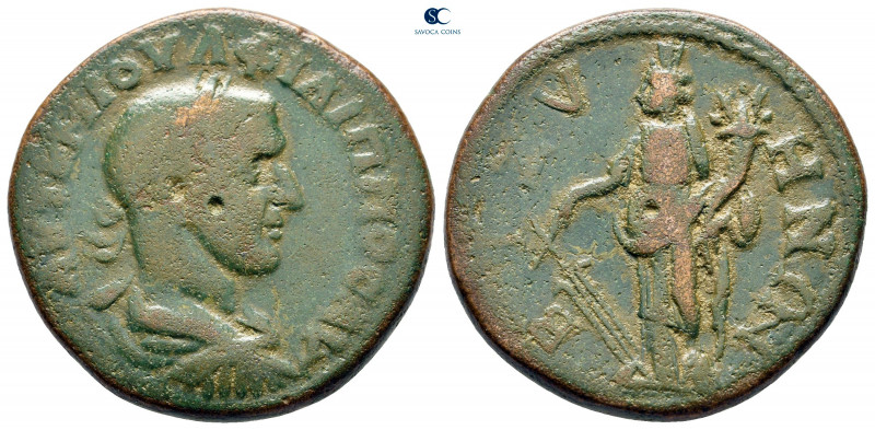 Thrace. Bizya. Philip I Arab AD 244-249. 
Bronze Æ

29 mm, 14,34 g



nea...