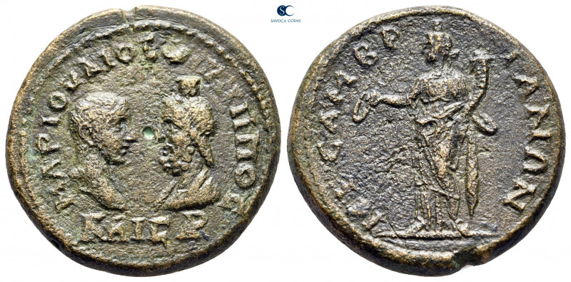 Thrace. Mesembria. Philip II AD 247-249. 
Bronze Æ

27 mm, 11,81 g



ver...