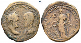 Moesia Inferior. Marcianopolis. Caracalla, with Julia Domna AD 198-217. Bronze Æ