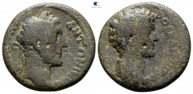 Bithynia. Nikomedia. Antoninus Pius with Marcus Aurelius, as Caesar AD 138-161. Bronze Æ