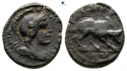 Caria. Trapezopolis. Pseudo-autonomous issue. Time of Antoninus Pius  AD 138-161. Bronze Æ