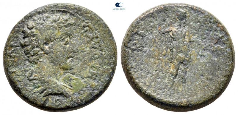 Lydia. Hierocaesarea. Marcus Aurelius, as Caesar AD 139-161. 
Bronze Æ

20 mm...
