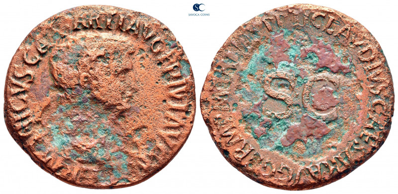 Divus Germanicus AD 19. Struck under Claudius 50-54 AD. Rome
As Æ

28 mm, 9,6...