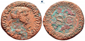 Divus Germanicus AD 19. Struck under Claudius 50-54 AD. Rome. As Æ
