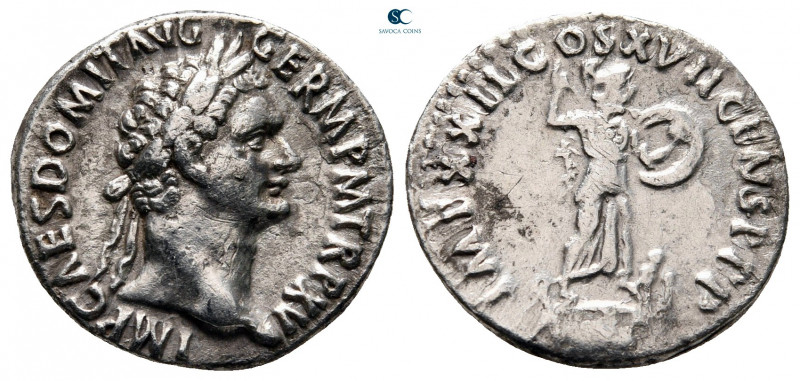 Domitian AD 81-96. Rome
Denarius AR

17 mm, 2,90 g



very fine
