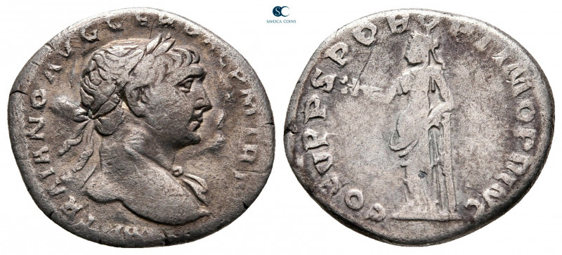 Trajan AD 98-117. Rome
Denarius AR

19 mm, 2,90 g



nearly very fine