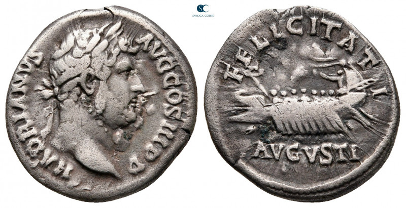 Hadrian AD 117-138. Rome
Denarius AR

18 mm, 3,27 g



nearly very fine