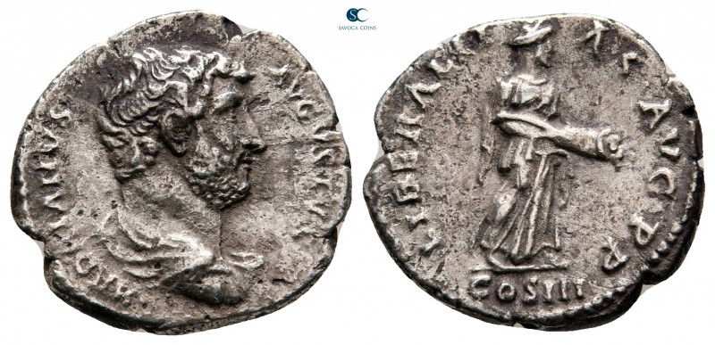 Hadrian AD 117-138. Rome
Denarius AR

16 mm, 3,06 g



nearly very fine