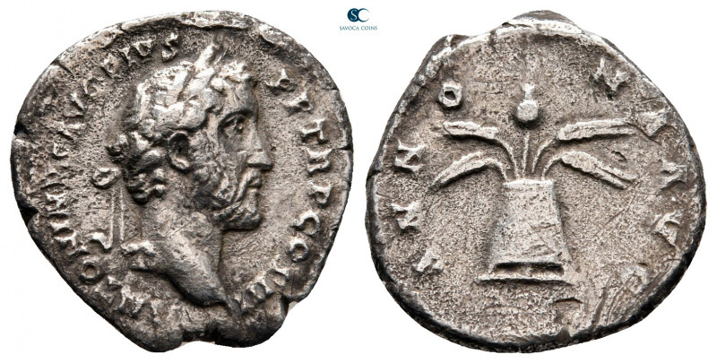 Antoninus Pius AD 138-161. Rome
Denarius AR

17 mm, 2,94 g



very fine