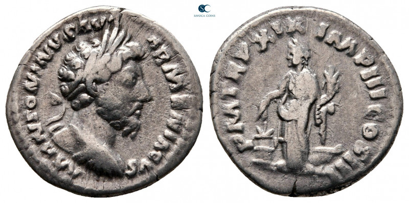 Marcus Aurelius AD 161-180. Rome
Denarius AR

18 mm, 2,79 g



very fine