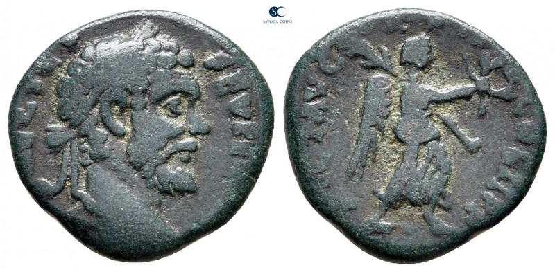 Septimius Severus AD 193-211. Rome
Fourreé Denarius Æ

17 mm, 2,14 g



v...